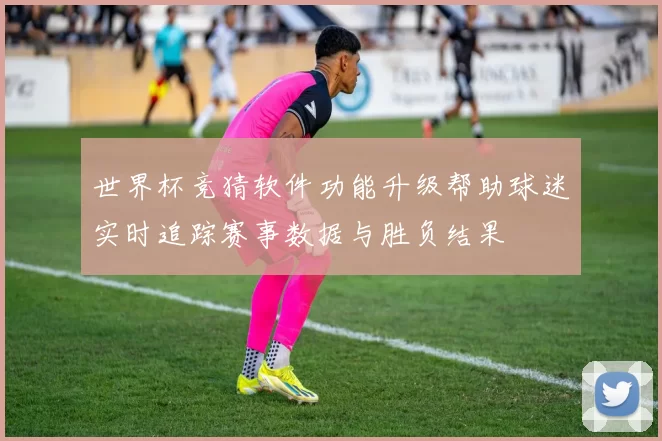 世界杯竞猜软件功能升级帮助球迷实时追踪赛事数据与胜负结果