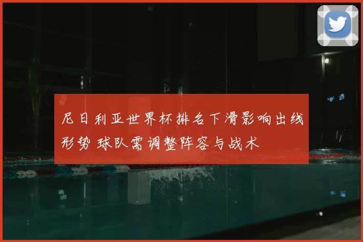 尼日利亚世界杯排名下滑影响出线形势 球队需调整阵容与战术